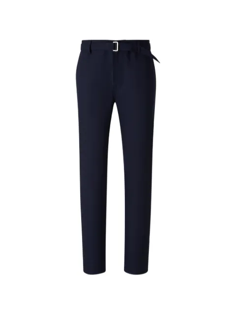 Canali belted trousers Blue U91676AR0502