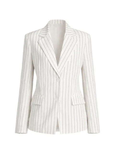 Kocca striped button-front blazer White MIAR