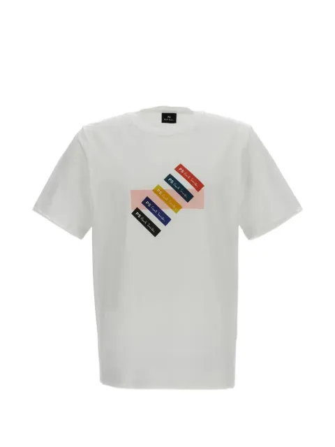 PS Paul Smith print-detail T-shirt White M2R011RVP5798