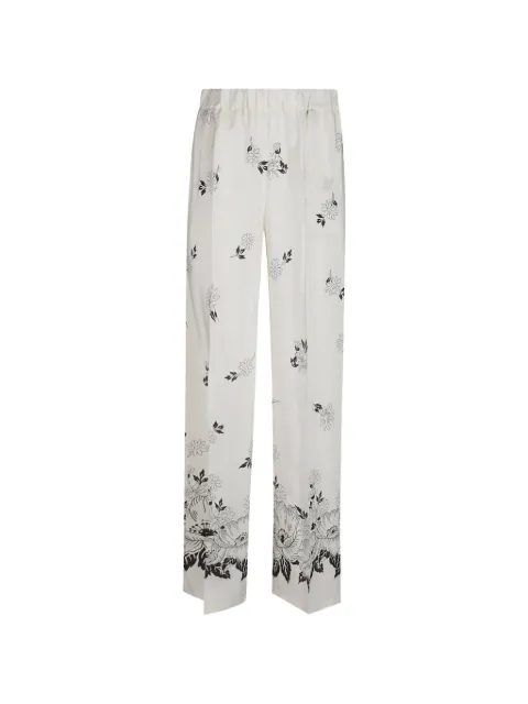 Parah floral-print trousers Neutrals D232299STEVEN802