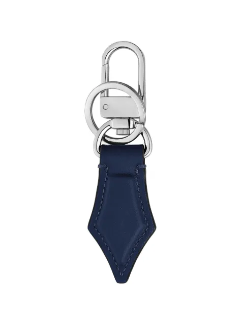 Montblanc Nib logo-plaque keyring Blue 221294BLACKINKBLUE