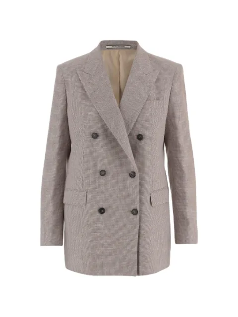 Tagliatore peaked lapels double-breasted jacket Neutrals JJASMINE10B340346ET966
