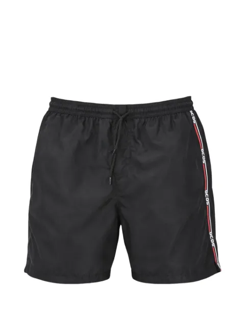 GCDS logo swim shorts Black C1MEQS244T016