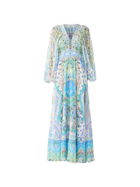 Camilla Midsummer Mosaics maxi dress Blue 00040736MIDSMOSA