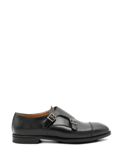 MILLE 885 double-buckle monk shoes Black CALVIREALNERO