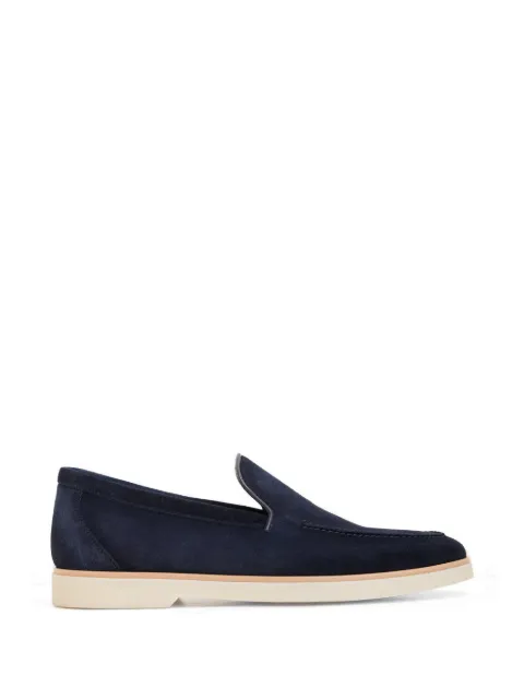 Magnanni suede loafers Blue 26439