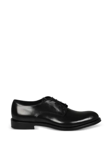 corvari leather Derby shoes Black 1821NERO