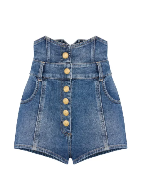 Elisabetta Franchi denim shorts Blue HJ34I61E2