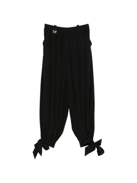 Chloé tie-detail trousers Black CH26UPA26005