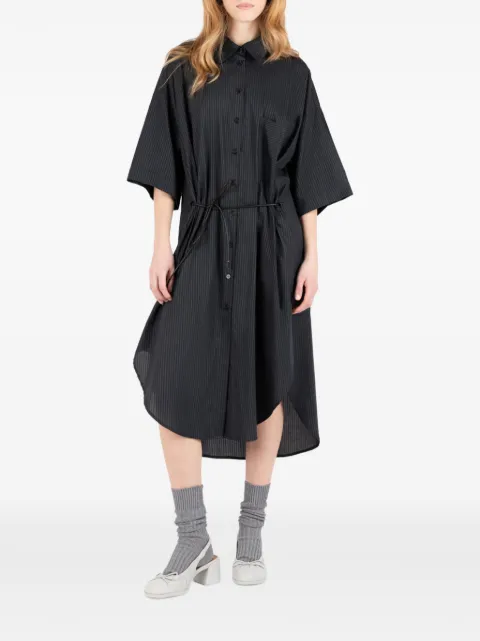 Société Anonyme button-front midi shirt dress Black LOTUSSA18W98CN100