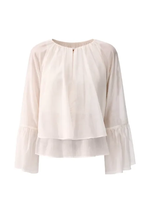LIU JO bell-sleeve shirt Neutrals WA6400T435A
