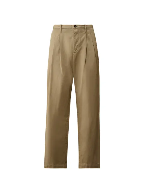 C.P. Company pleated straight-leg trousers Neutrals 20CMPA136A110458G904