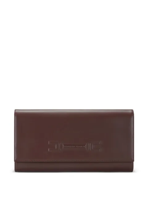Elisabetta Franchi pouch bag with embossed logo Brown BS99A61E2