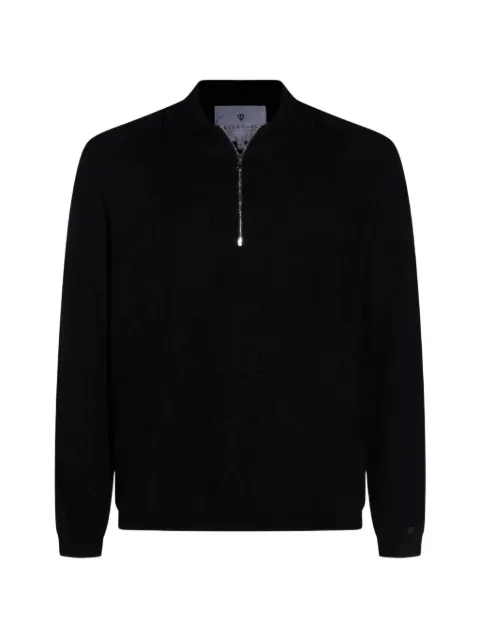 SEVEN GAUGE half-zip polo shirt Black PUL103724204