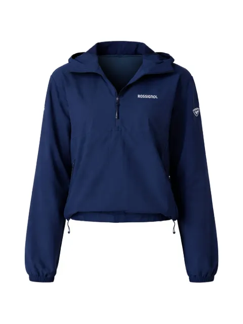 Rossignol stretch zip-up hooded jacket Blue RLOWJ36