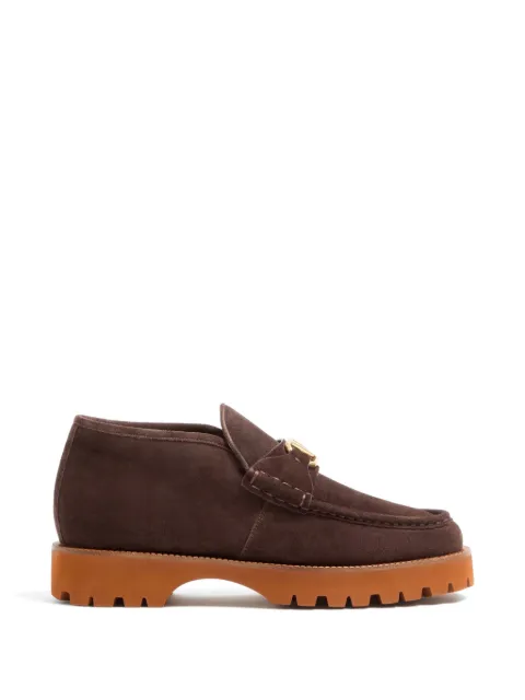 Valentino Garavani Lord Chunky ankle boots in split-leather Brown YS0M67CQZ