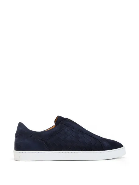 Magnanni Cote Lo woven-design slip-on sneakers Blue 25970