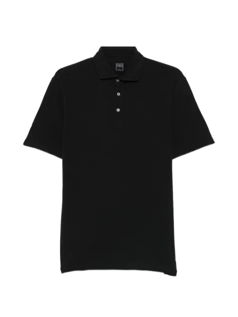 Fedeli short-sleeve polo shirt Black TUF00130