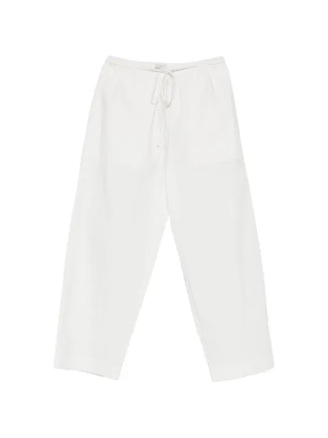 St. Agni drawstring-fastening cropped pants White W2627253OWT