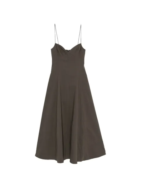 St. Agni Cami panelled midi dress Brown W2628235WOD