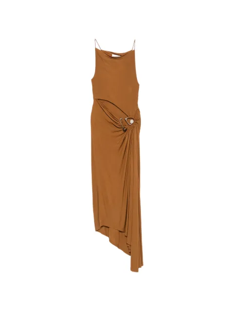 Christopher Esber boat-neck dress Brown 25033872