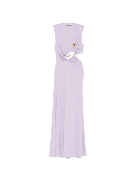 Christopher Esber sleeveless maxi dress Purple 26023212