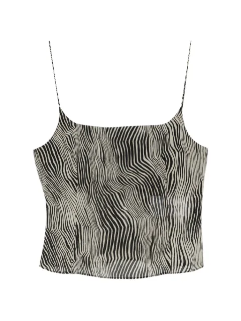 St. Agni zebra-pattern top Neutrals W2621386SND