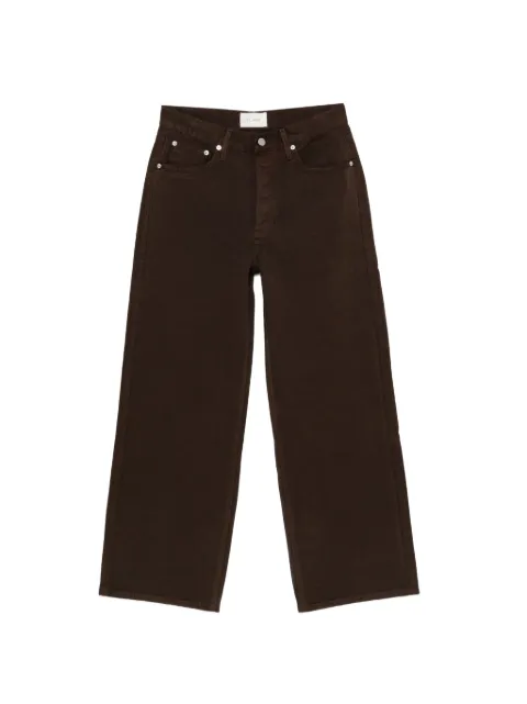 St. Agni canvas mid-rise jeans Brown W2629399BAR