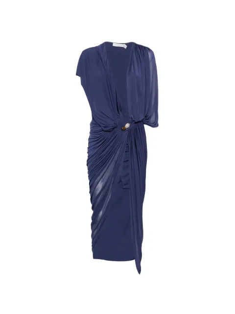 Christopher Esber Helix crystal-draped maxi dress Blue 26023355