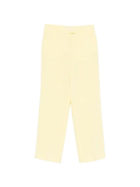 Manuel Ritz flat-front trousers Yellow 4036PD40264000
