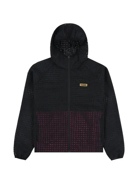 Pleasures System hooded jacket Black P26SP003BLK