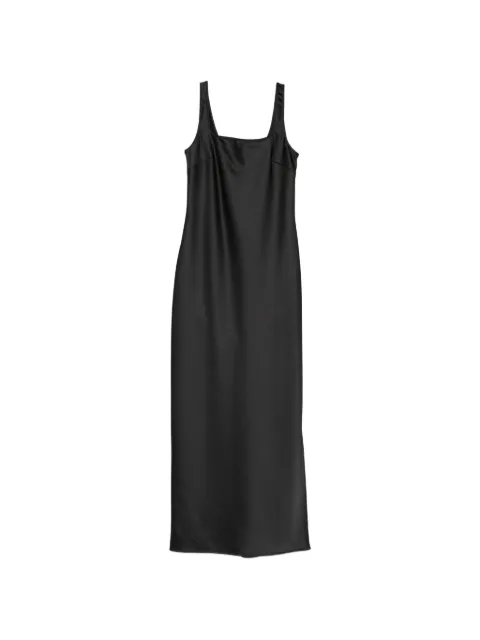 Manuel Ritz square-neck slit dress Black 4036AD42264020