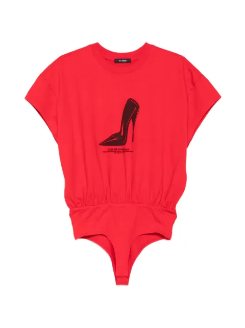 Willy Chavarria logo-print T-shirt Red WCJSY0272072