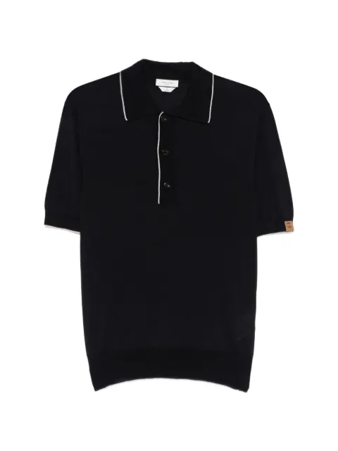 Jacob Cohën contrast-trim polo shirt Black JUMSP024000X0005FL