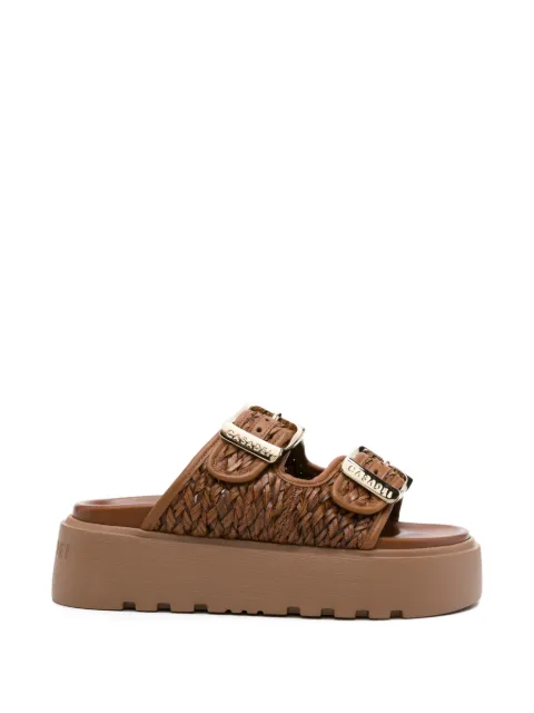 Casadei Birky buckle-detail sandals Brown 2M526B0401C3040