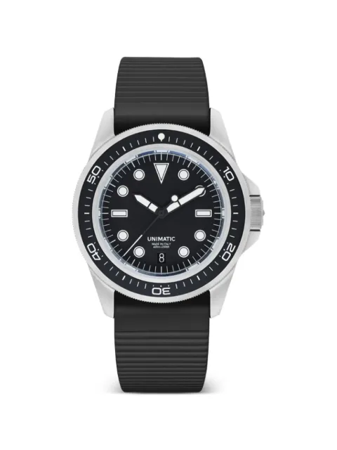 unimatic 41.5mm rotating-bezel watch Black UWKU1SPD6B