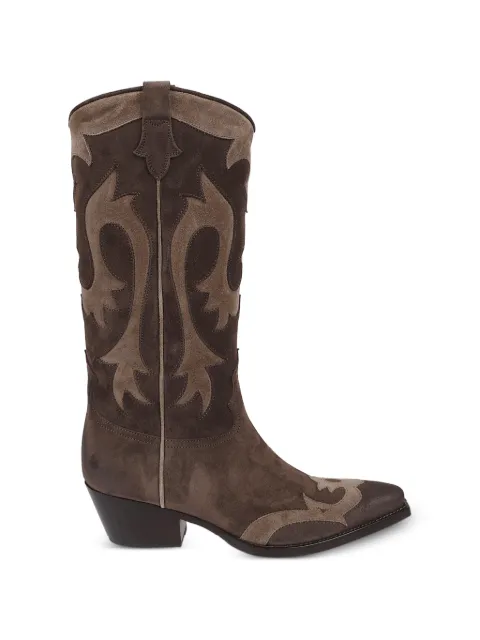 Sartore panelled suede boots Brown SR485602ESPRESSO
