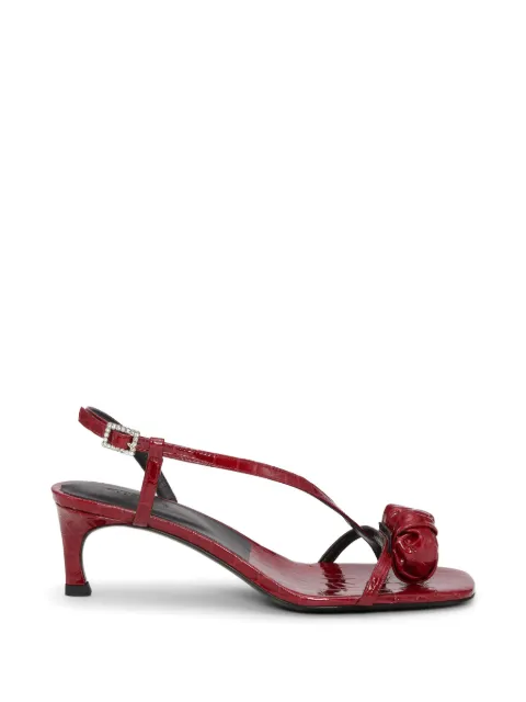 ROTATE BIRGER CHRISTENSEN knot strappy sandals Red 1167482691