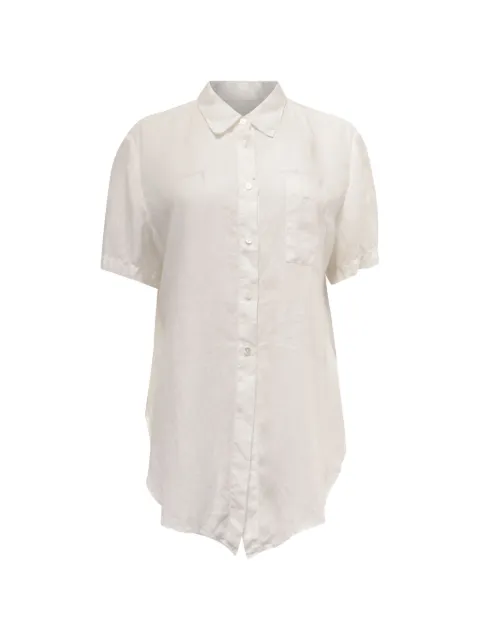 Theory short-sleeved shirt White GILTPUUSCL706762W