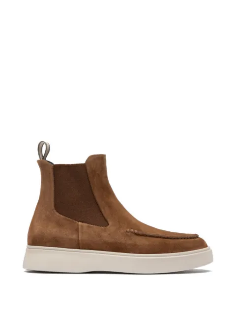 Officine Creative Frame 107 panel chelsea boots Brown OCDFRAM107LIC23F273