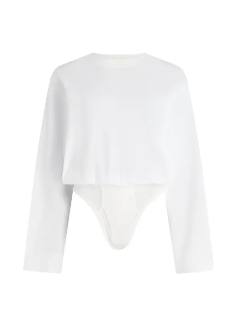 Jean Paul Gaultier long sleeves bodysuit White 2602WTO492J07401