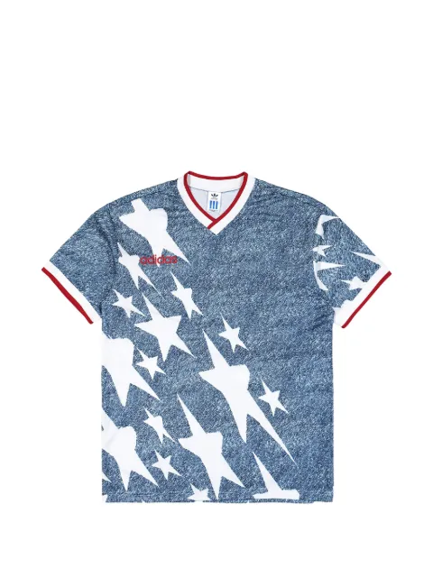 adidas USA star-print T-shirt Blue KB2726