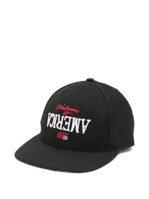 Willy Chavarria embroidered baseball cap Black ASC0084