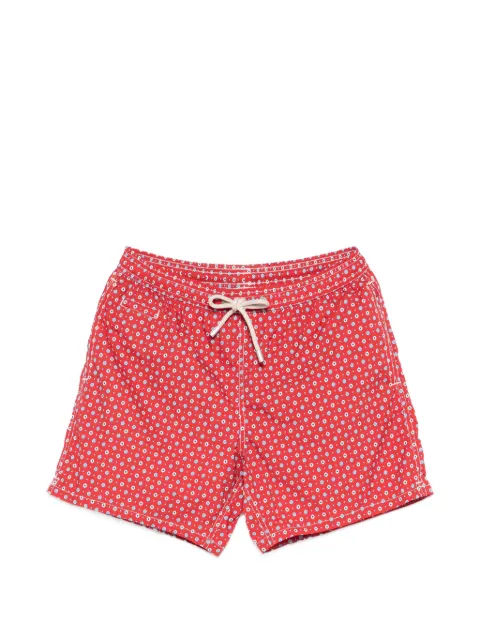MC2 Saint Barth floral-print swim shorts Red LIG0016