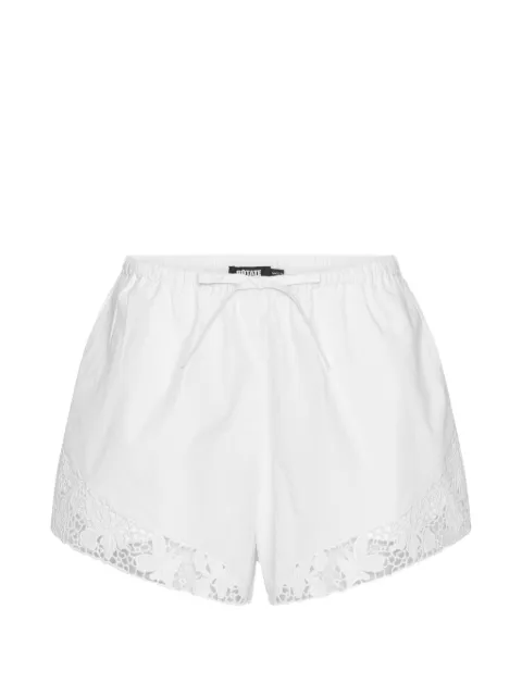 ROTATE BIRGER CHRISTENSEN drawstring lace shorts White 116281400