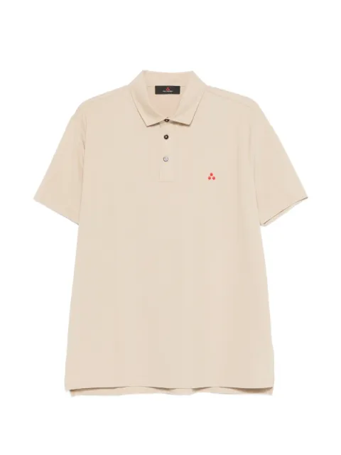 Peuterey logo-embroidery polo shirt Neutrals PEU547199012182