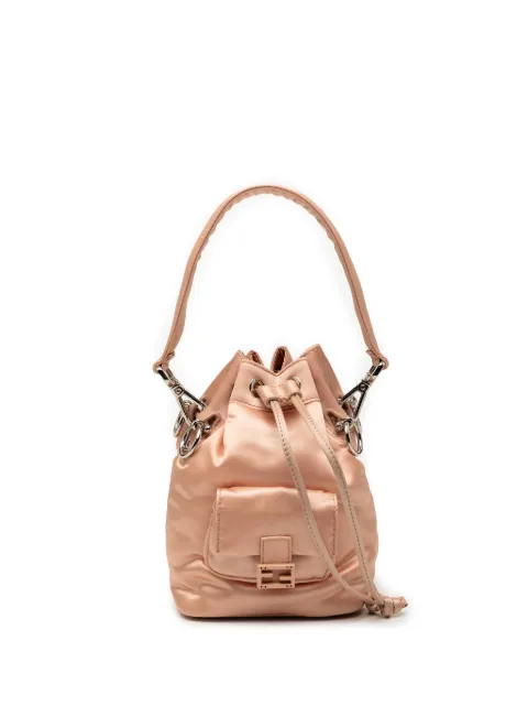 Fendi Pre-Owned 2010-2025 Mini Satin Mon Tresor Bucket Bag satchel Pink CK4IO467CGZU1B0O