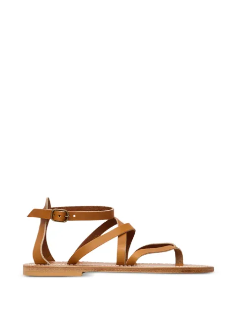K. Jacques Epicure multi-strap leather flat sandals Neutrals EPICUREFPULNATUREL
