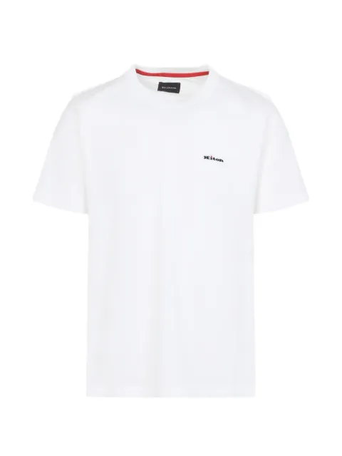Kiton logo T-shirt White UMK1274A0240006
