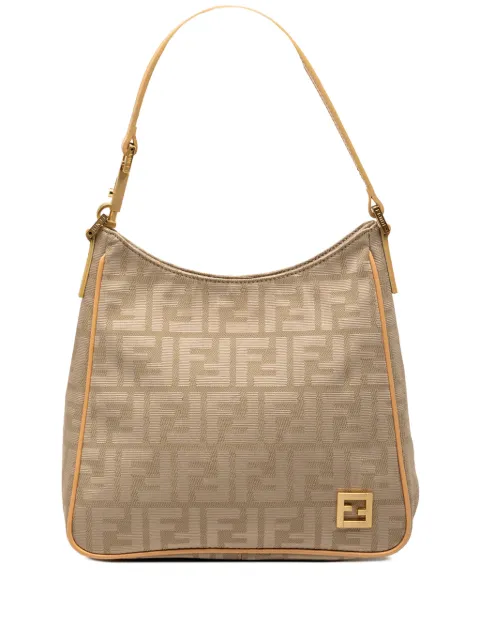 Fendi Pre-Owned 2000-2010 Zucca Canvas shoulder bag Brown 1IM5WQEMC8JUEW0D